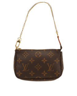 Mini Pochette, Canvas, Mono, B/DB/RCT, SF4283, 3*
